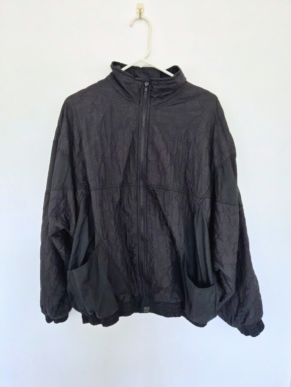 Milano Sport Vintage Lined Black Windbreaker